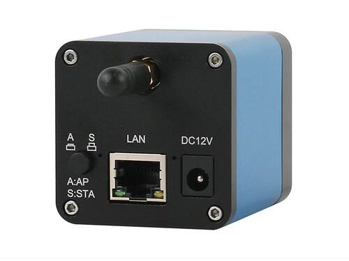 WIFI WLAN接口 1080P 5.0MP工业视频显微镜摄像机 C型网络相机