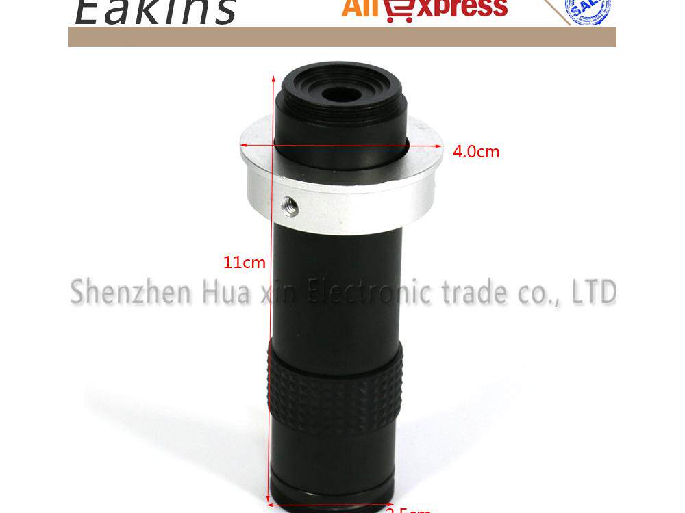 ML15单筒100倍小镜头连续变倍可调显微镜镜头工业视觉检测放大镜