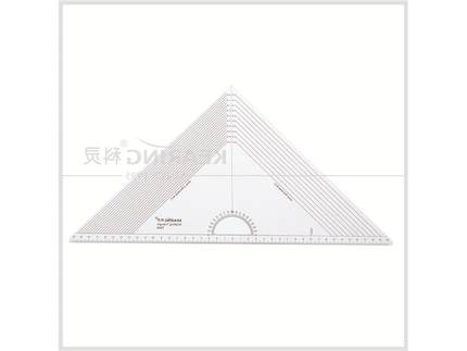 科灵T046服装三角尺亚克力拼布尺设计裁剪尺缝规制衣尺黑科技