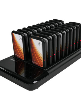 RETEKESS TD173餐厅排队无线呼叫触控镜面 一拖20餐厅叫号器 跨境