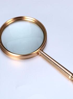 厂家直销 YT80763 金属框架手持阅读放大镜义乌放大镜