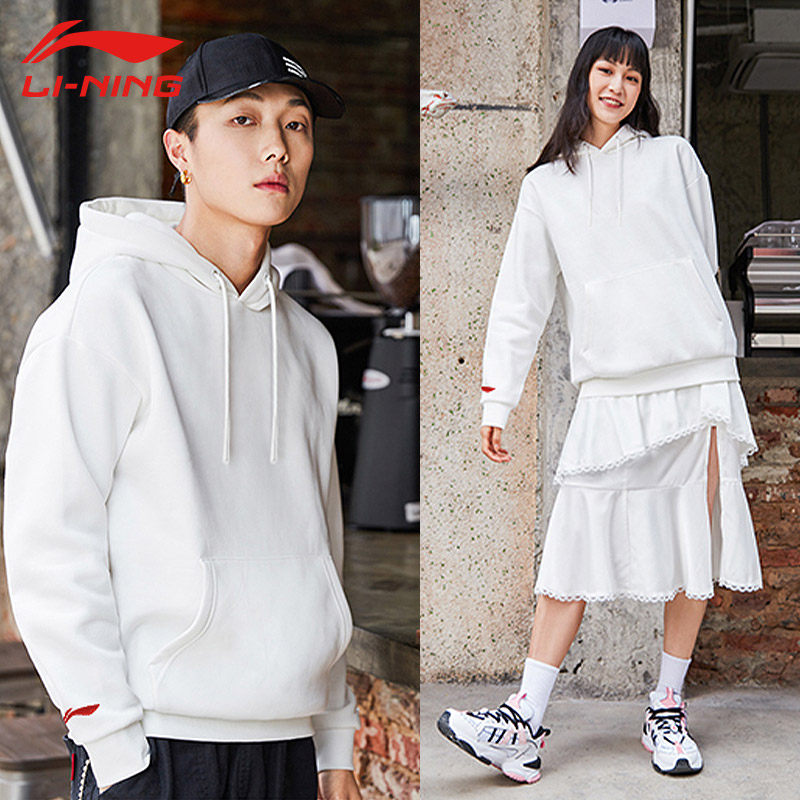李甯衛衣男春季新款白色連帽外套戶外運動服休閑套頭百搭上衣在類目 運動服/休閒服裝, 運動毛衣/線衫中 - 來自Buy2taobao.com提供專業的淘寶代購服務