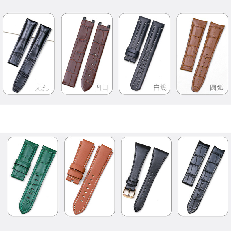 凸口表带超薄加长牛皮