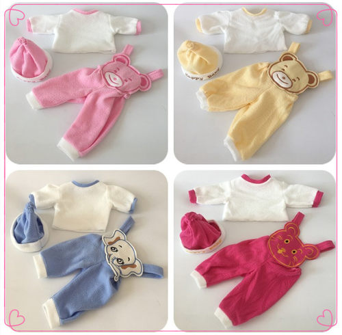 欧美搪胶仿真娃娃衣服布婴儿玩偶模型娃娃衣玩具衣服30-40-50厘米