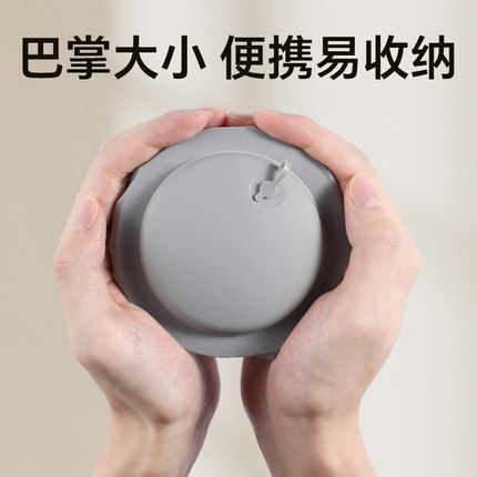 按压式充气u型枕头便携长途旅行飞机高铁夏季旅游睡觉神器护颈枕