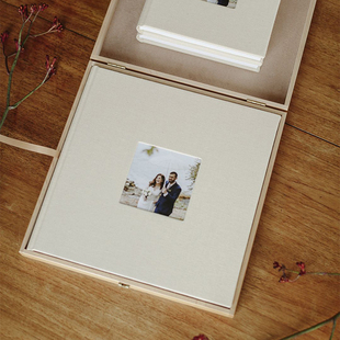 新款布艺相册定制摄影作品集印刷设计结婚相册尺寸艺术微喷烫金