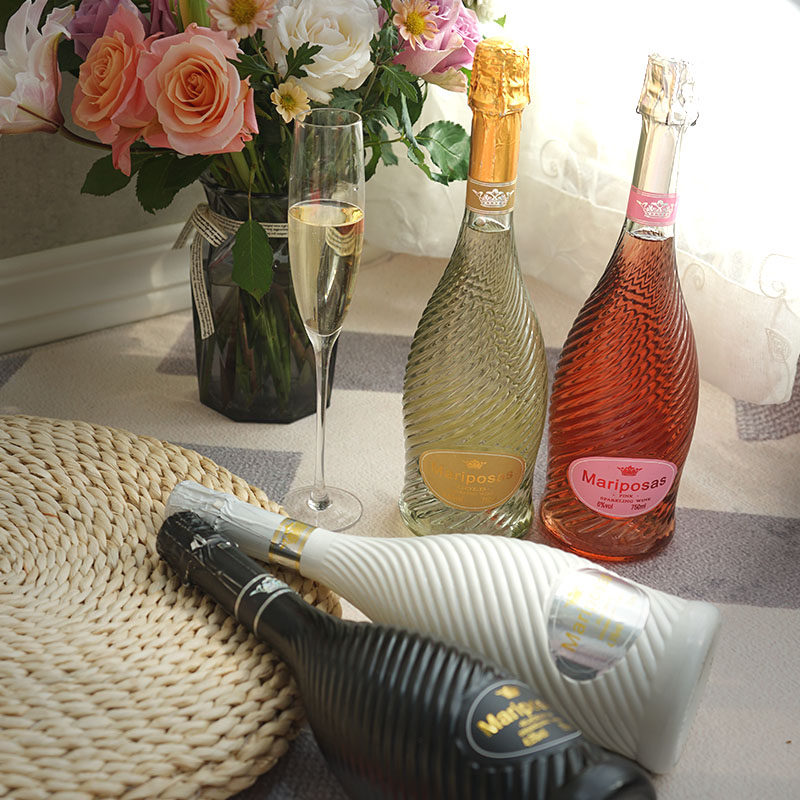 网红起泡酒葡萄酒气泡酒4支装 星空酒甜型果酒红酒整箱送香槟杯|msdalam kategori Liquor, Wine - dari Buy2taobao.com untuk memberikan perkhidmatan ejen Taobao profesional membeli