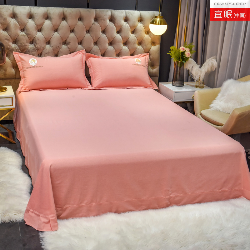 60支加厚纯棉床单洗涤不掉色