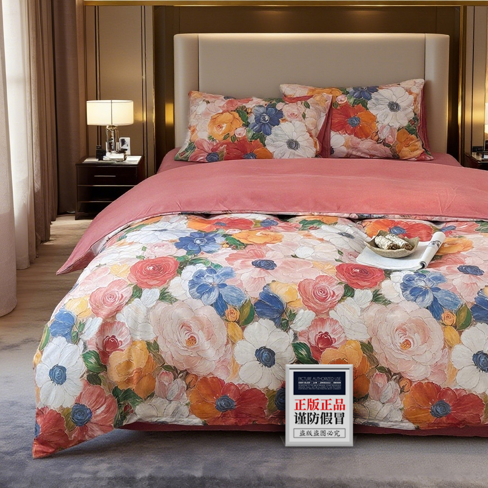 震撼开抢！100S加厚长绒棉四件套