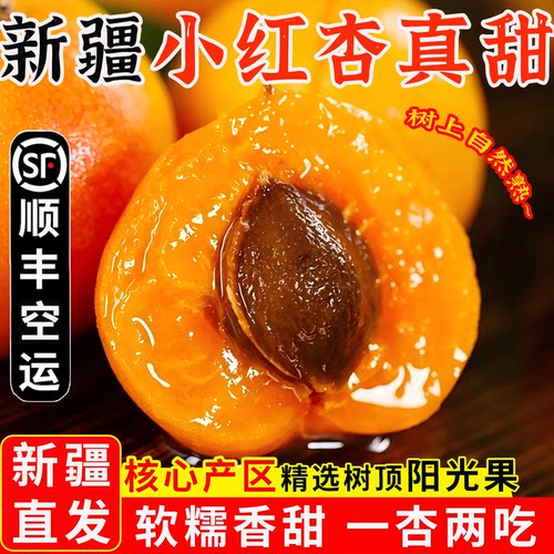新疆小红杏子4斤顺丰包邮