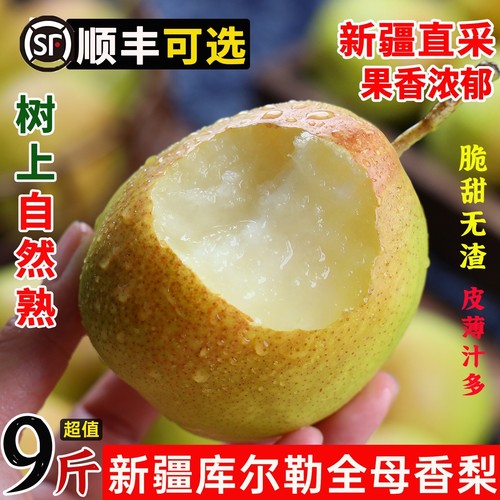 正宗库尔勒香梨全母梨子整箱包邮