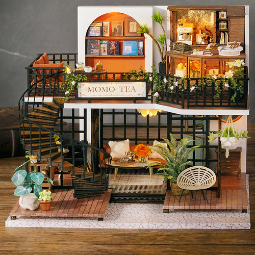 diy小屋丛林手工制作复古玩具