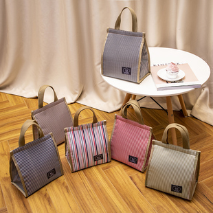 铝箔膜保温袋便当包饭盒袋新款防水加厚午餐包防油布包包收纳小包