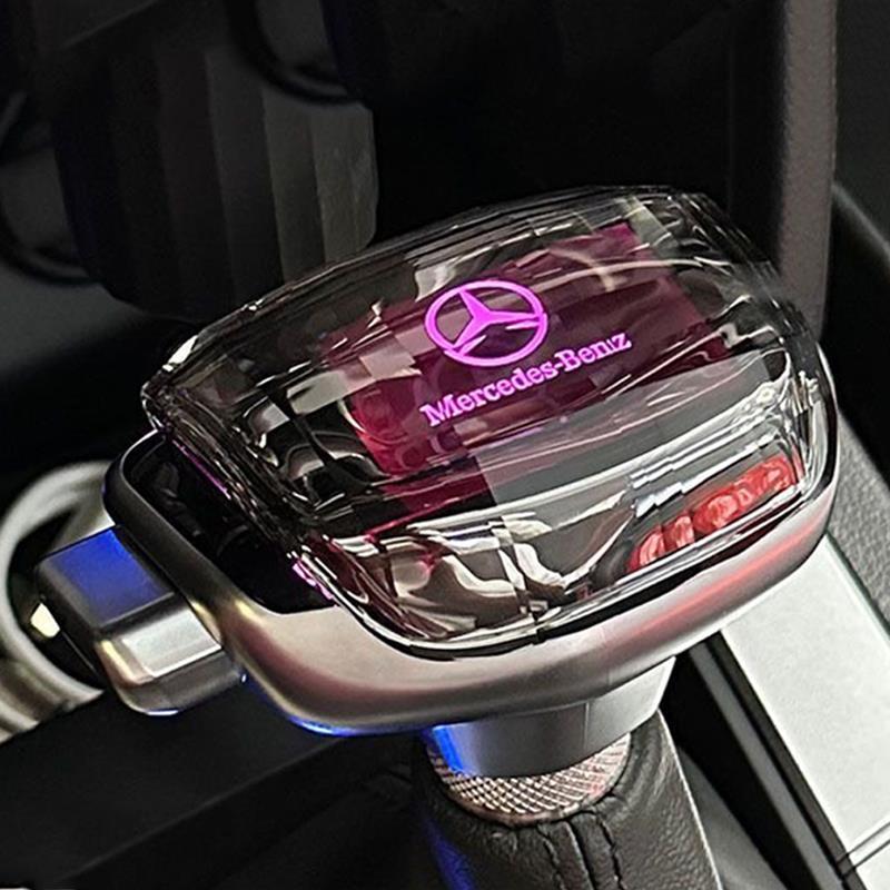 适配奔驰C200C260威霆E260E300唯雅诺GLK300改装水晶档把头防尘套