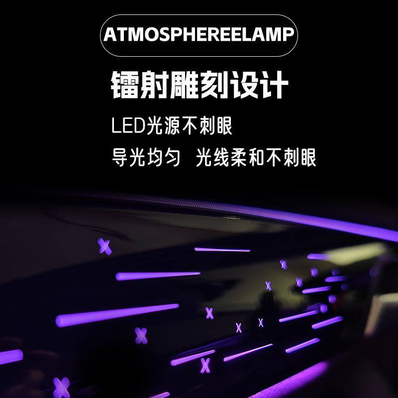 适用于宝马X1X2氛围灯车内改装汽车镭雕无损安装气氛灯升级64色