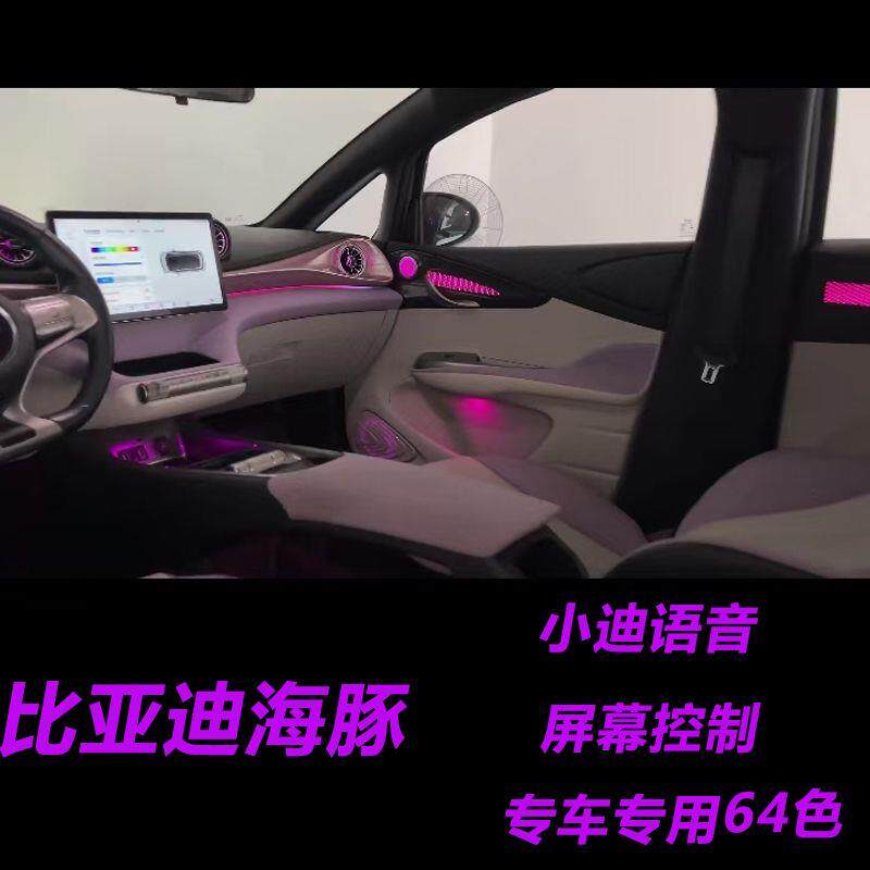 适用于比亚迪海豚氛围灯原车开模动态氛围灯内饰灯改装升级