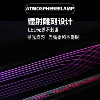 适用21-24款吉利星越L氛围灯改装动态光影专用车内气氛灯原车控制