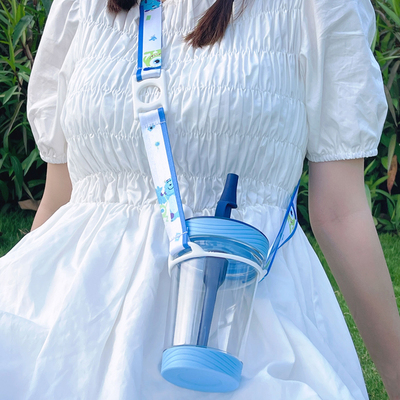 保温杯矿泉水背带挂绳通用二合一加宽斜跨便携饮料瓶水壶水瓶卡扣