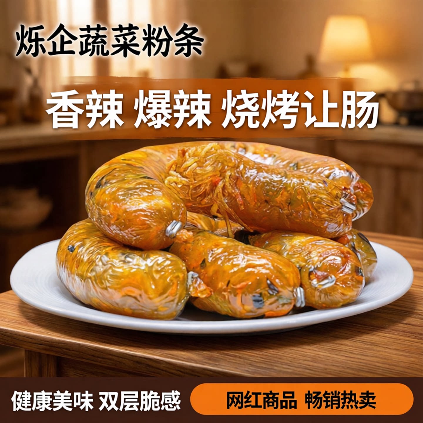 烁企让肠粉条爆辣香辣烧烤贡菜蔬菜红薯粉木耳鸡蛋胡萝卜天天特价图片