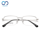 简洁眼镜框半框近视眼镜方框超轻钛男商务散光半框光学眼镜架防雾