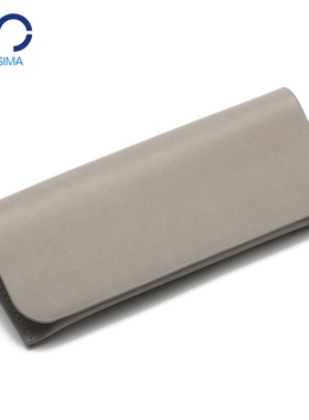 手工皮质小众高级感便携眼镜盒防压皮质太阳墨镜收纳盒子防摔日系