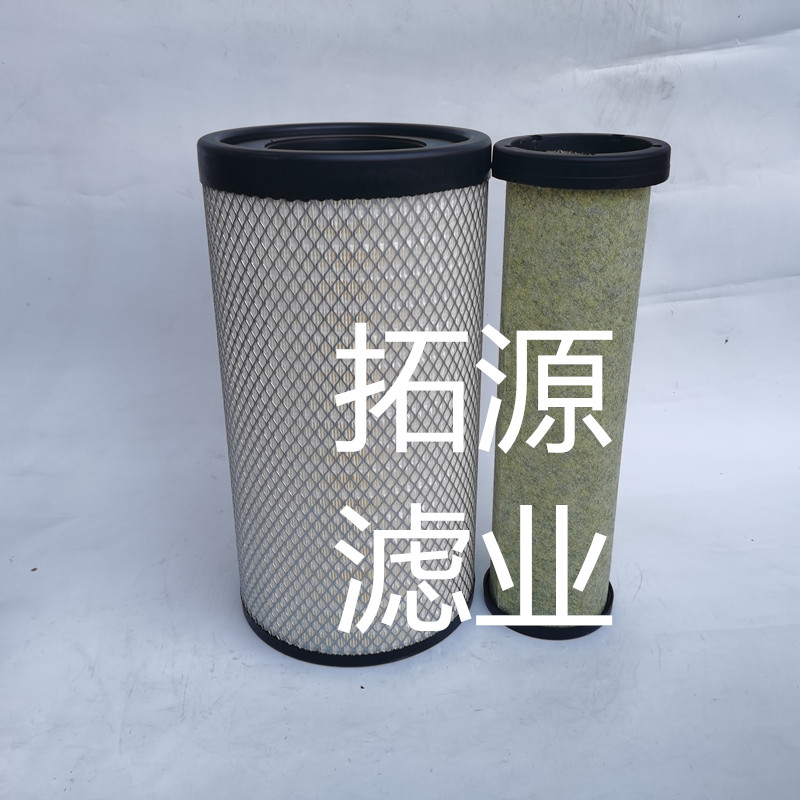 双层过滤不黑芯不变形空气滤芯