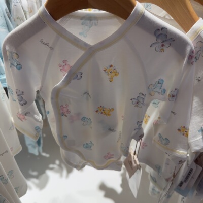 英氏婴儿连身衣四季哈衣宝宝睡衣家居服套装爬服软萌抱抱0S005A — 6