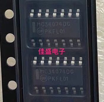 MC34074，MC34074DR2G运算放大器芯片IC，SOP14全新现货可直拍