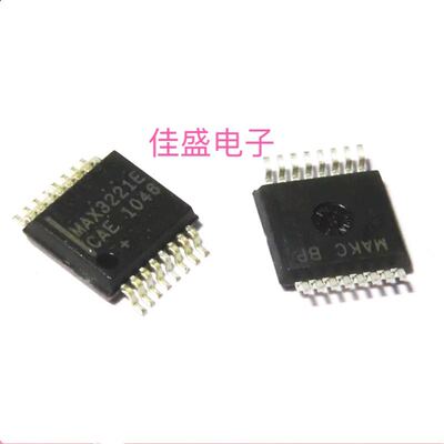 MAX3221ECAE MAX3221E SSOP16 RS-232收发器芯片 全新进口可直拍