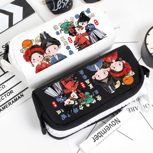 陈丽君 李云霄 君霄CP周边 越剧新龙门客栈 学生大容量笔袋文具袋 - 封面