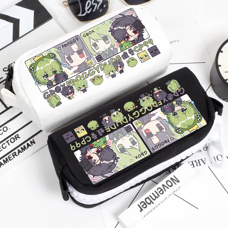 mcyt 我的周边世界 蛙骨同人 froggygrox 二次元 学生笔袋 文具袋