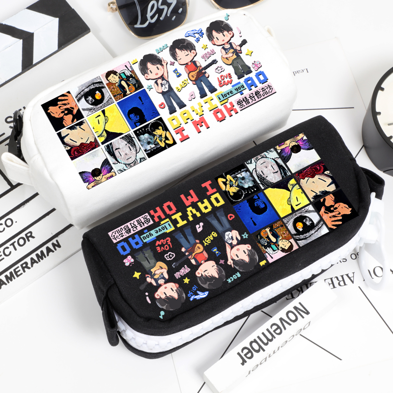 陶喆黑色柳丁专辑周边笔袋大容量