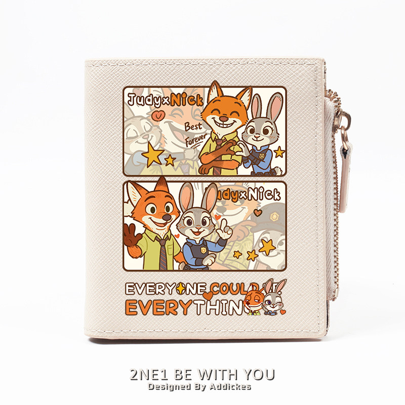 疯狂动物城周边钱包卡包一体