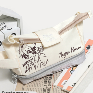 EVA 周边渚薰同人谷子二次元学生笔袋文具盒收纳包