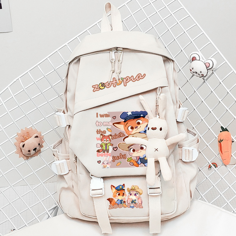 疯狂动物城周边双肩书包