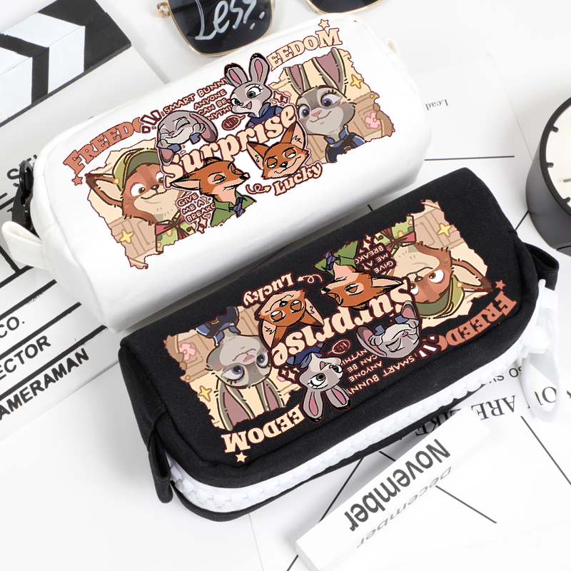 疯狂动物城周边朱迪尼克可爱笔袋
