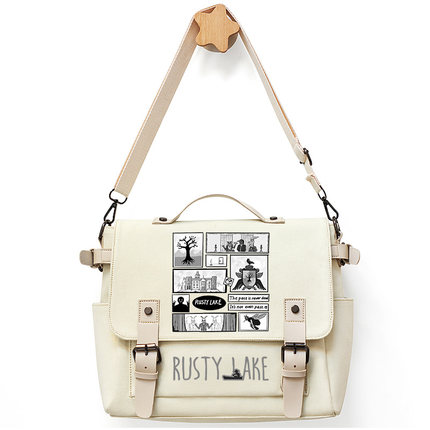 锈湖Rusty lake游戏周边乌鸦先生劳拉同人二次元手提袋单肩斜跨包