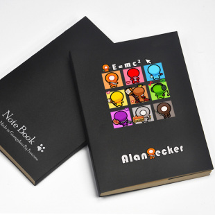 Becker 笔记本 火柴人动画周边 二次元 记事簿 红绿蓝火柴人 Alan