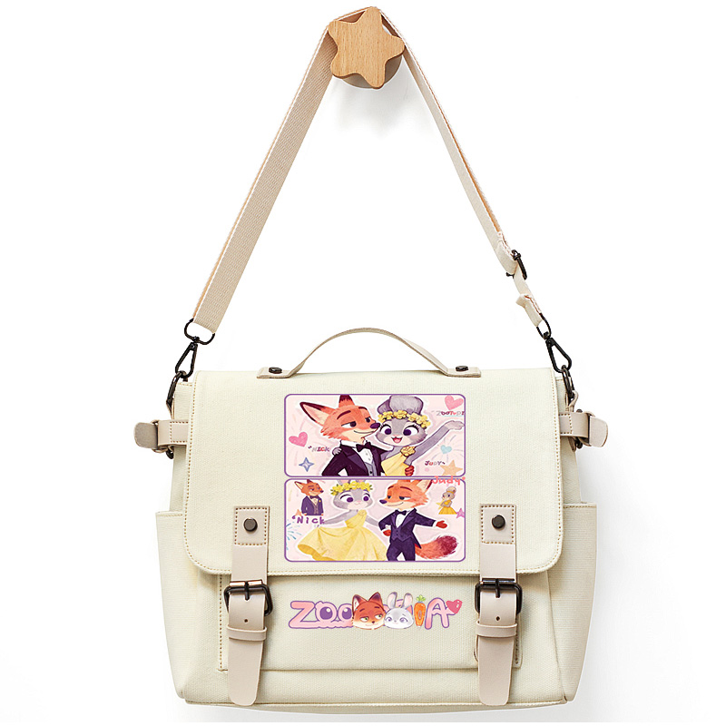 疯狂动物城2动漫周边单肩斜挎包