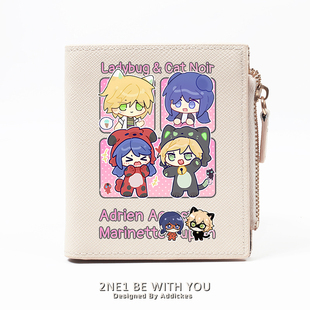 奇迹少女瓢虫雷迪周边黑猫罗尔艾俊玛丽娜同人谷子女学生钱包卡包