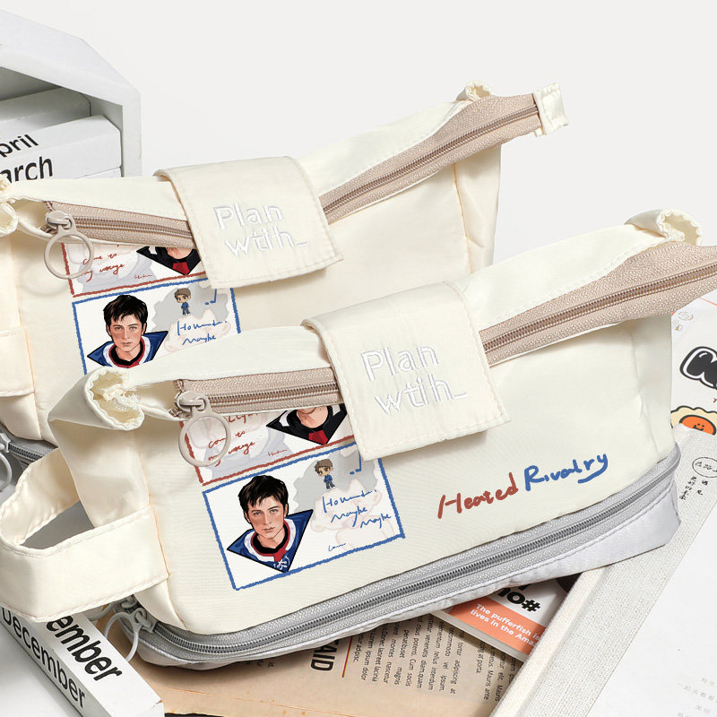 Heated Rivalry 周边 礼物 美剧 巅峰对决同款 大容量笔袋 文具袋,模玩/动漫/周边/娃圈三坑/桌游,影视/明星周边,淘宝优惠券,粉丝福利购,淘宝优惠卷