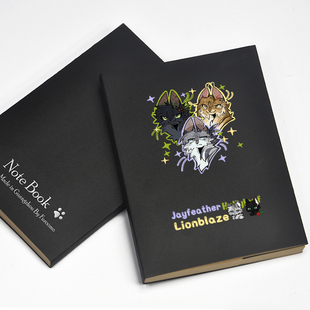 猫武士周边 冬青叶松鸦羽狮焰雷族三剑客同人 二次元笔记本记事簿