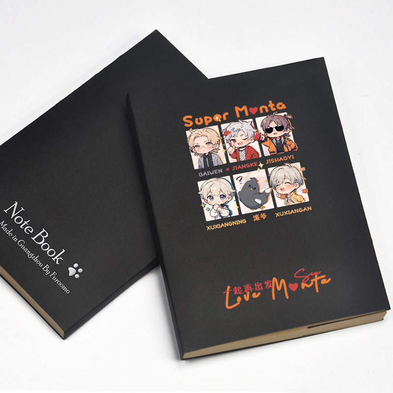 MANTA曼塔虚拟男团周边笔记本子