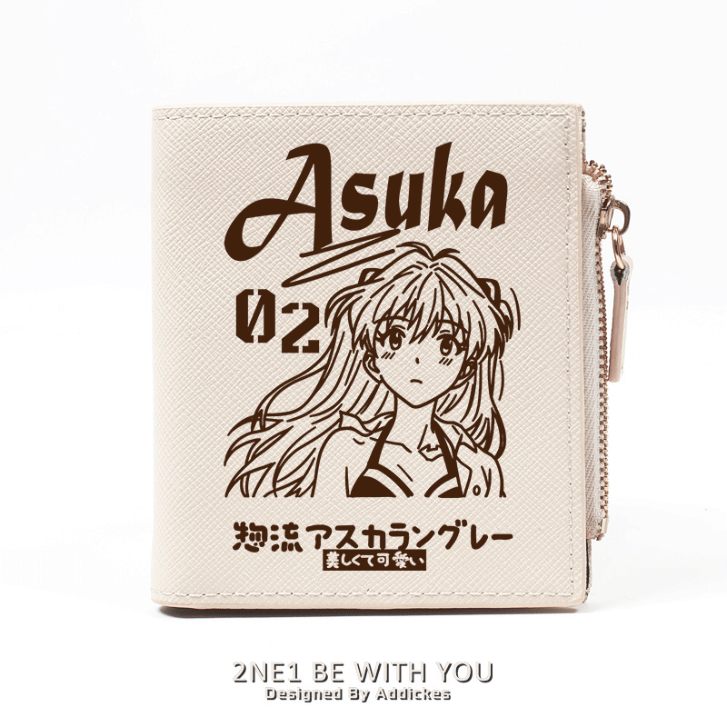 EVA明日香动漫周边钱包卡包一体