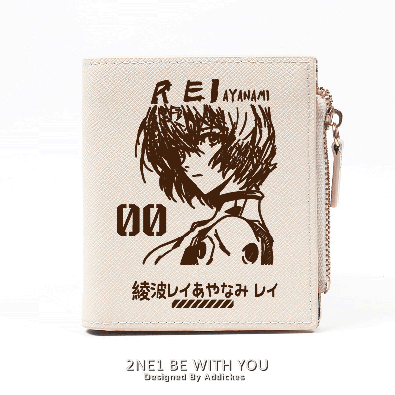 EVA绫波丽周边同人短款零钱包