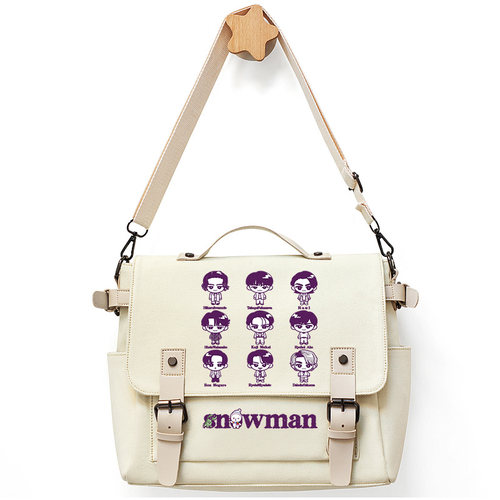 SnowMan雪人周边单肩包斜挎书包