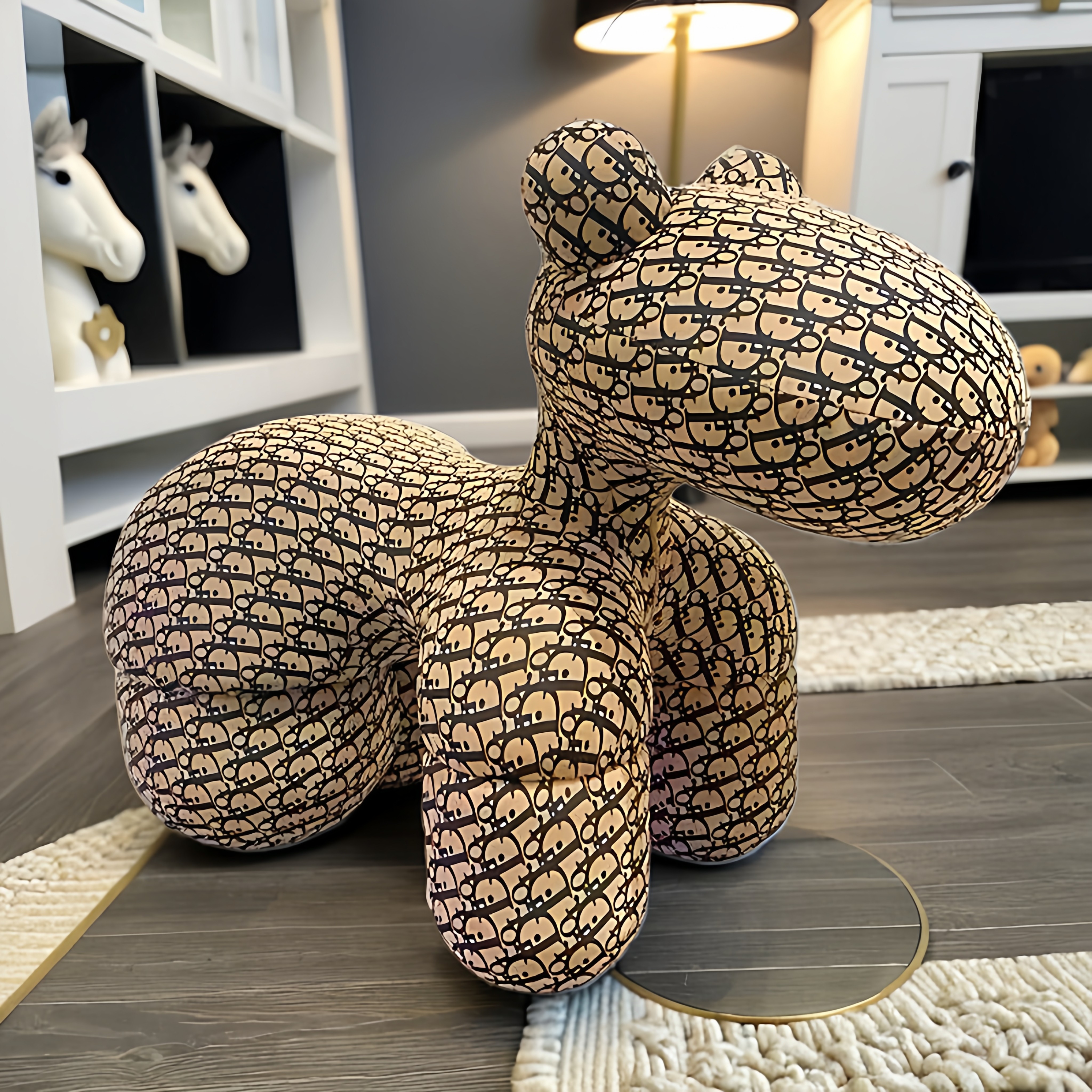 网红小马椅儿童沙发椅创意卡通动物造型客厅落地坐凳摆件乔迁礼物,住宅家具,卡通凳/异形凳,淘宝优惠券,粉丝福利购,淘宝优惠卷