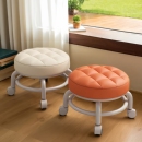 万向轮小凳子可移动家用矮凳带娃神器儿童客厅茶几凳美缝滑轮板凳