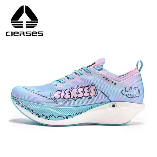 CIERSES/凯瑟士 2025夏季新款棉花糖限定筋斗云1.0全掌碳板跑步鞋