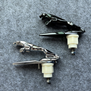 适用捷豹JAGUAR车标立标金属标XJL XFL XF XJ XEL改装机盖车头标